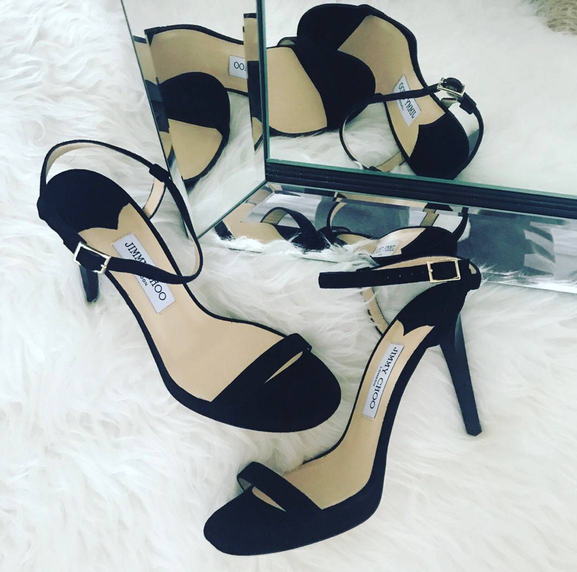 Jimmy Choo Claudette Suede Platform Sandals Unboxing